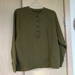 NWT Madewell MWL Henley green size XS